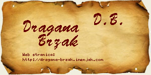 Dragana Brzak vizit kartica